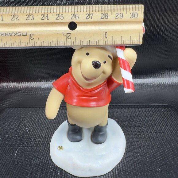 Disney Pooh Friends Figurine Wishing You the Sweetest Holiday Ever Figure VTG - Picture 5 of 11